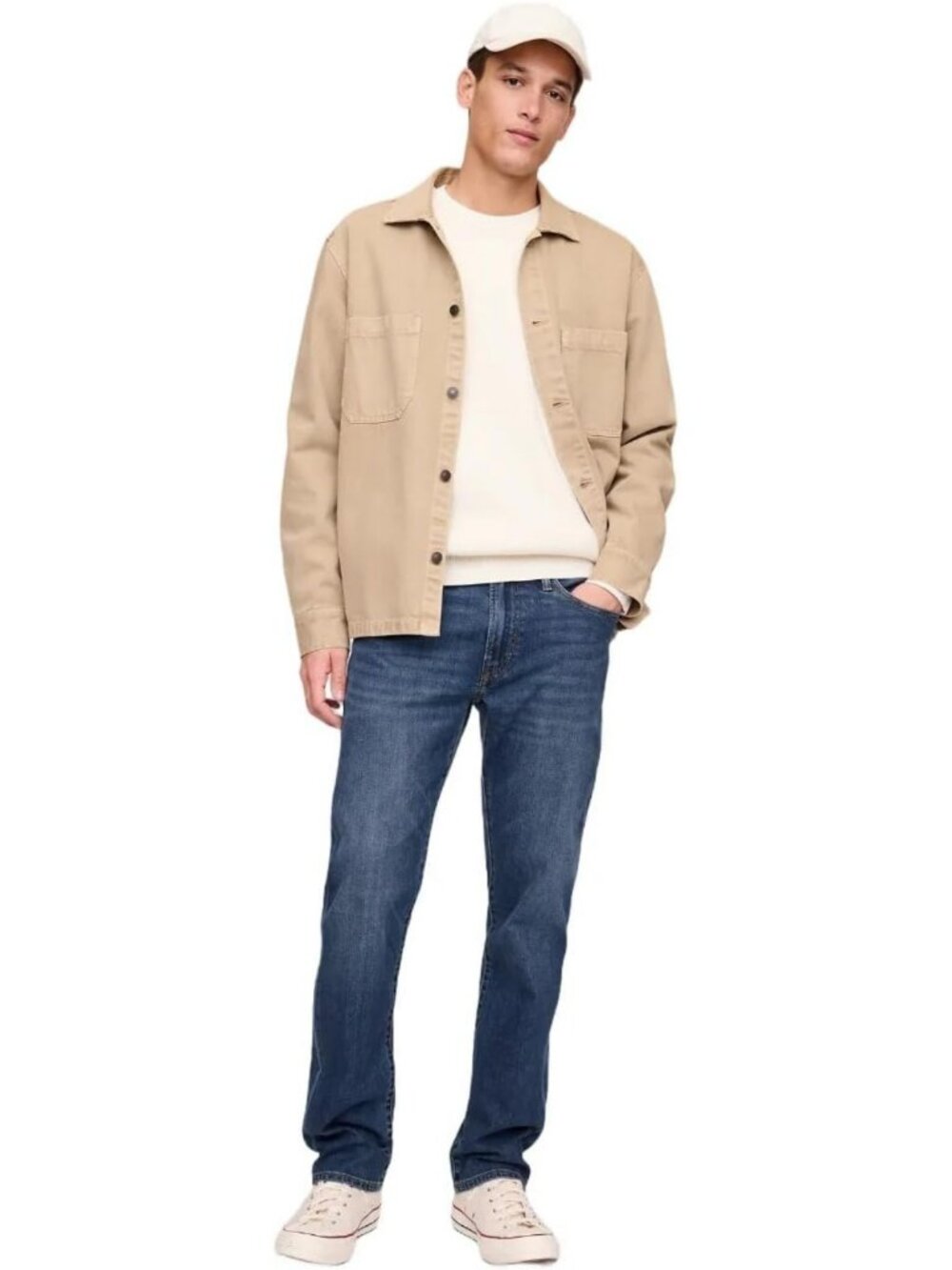 Men's Straight Fit Denim Jeans - Classic Style, Comfortable, Versatile Casual